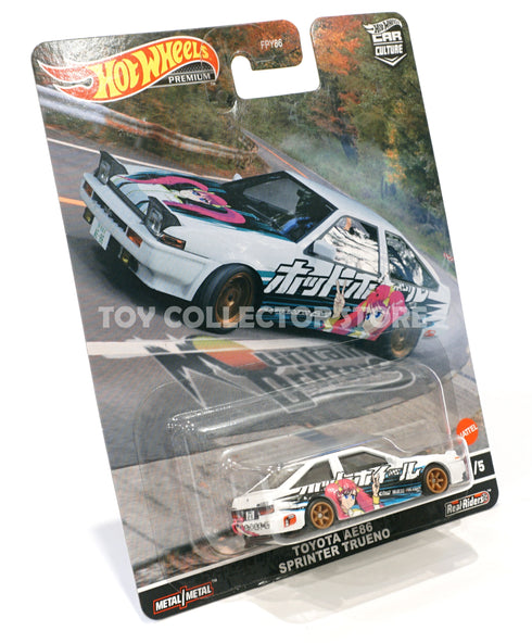 Hot Wheels Mountain Drifters Toyota AE86 Sprinter Trueno Car Culture Corolla
